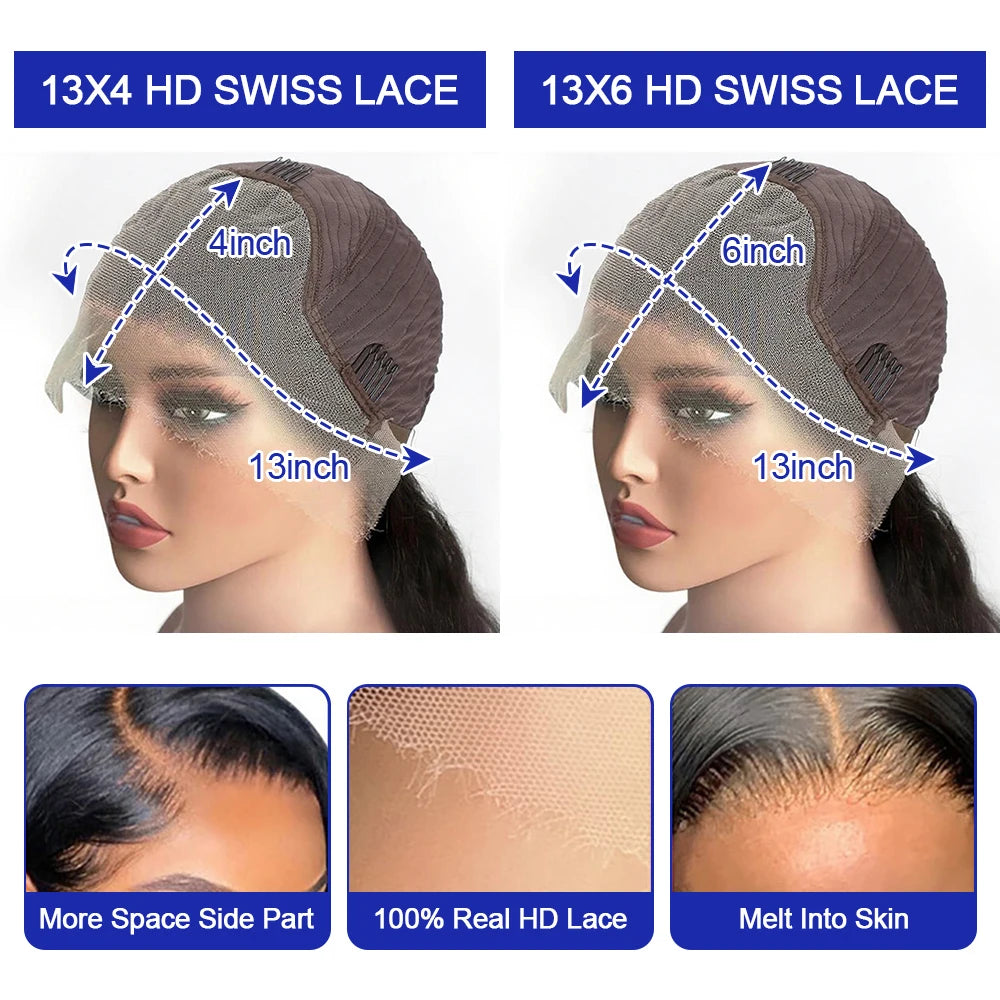 Bone Straight Lace Front Human Hair Wig