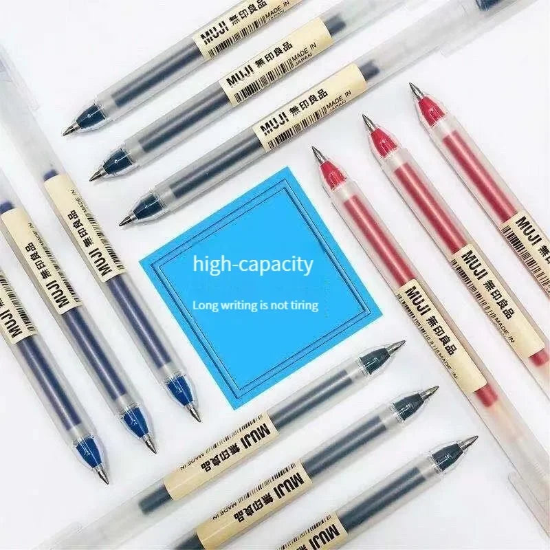 Japanese-Style Kawaii Gel Pens – 6 or 8-Pack in Black, Blue & Red, 0.38mm or 0.5mm for School & Office (Mixed Colour Sets Available)