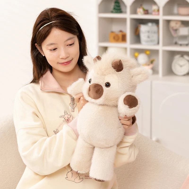 Highland Cow Plush Toy – 40cm Soft