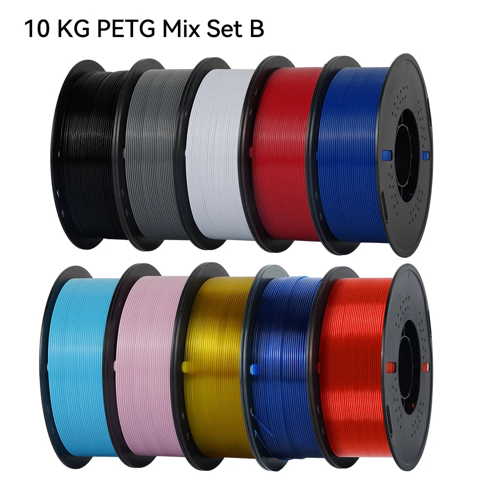 PETG 3D Printer Filament – 1.75mm, 10KG