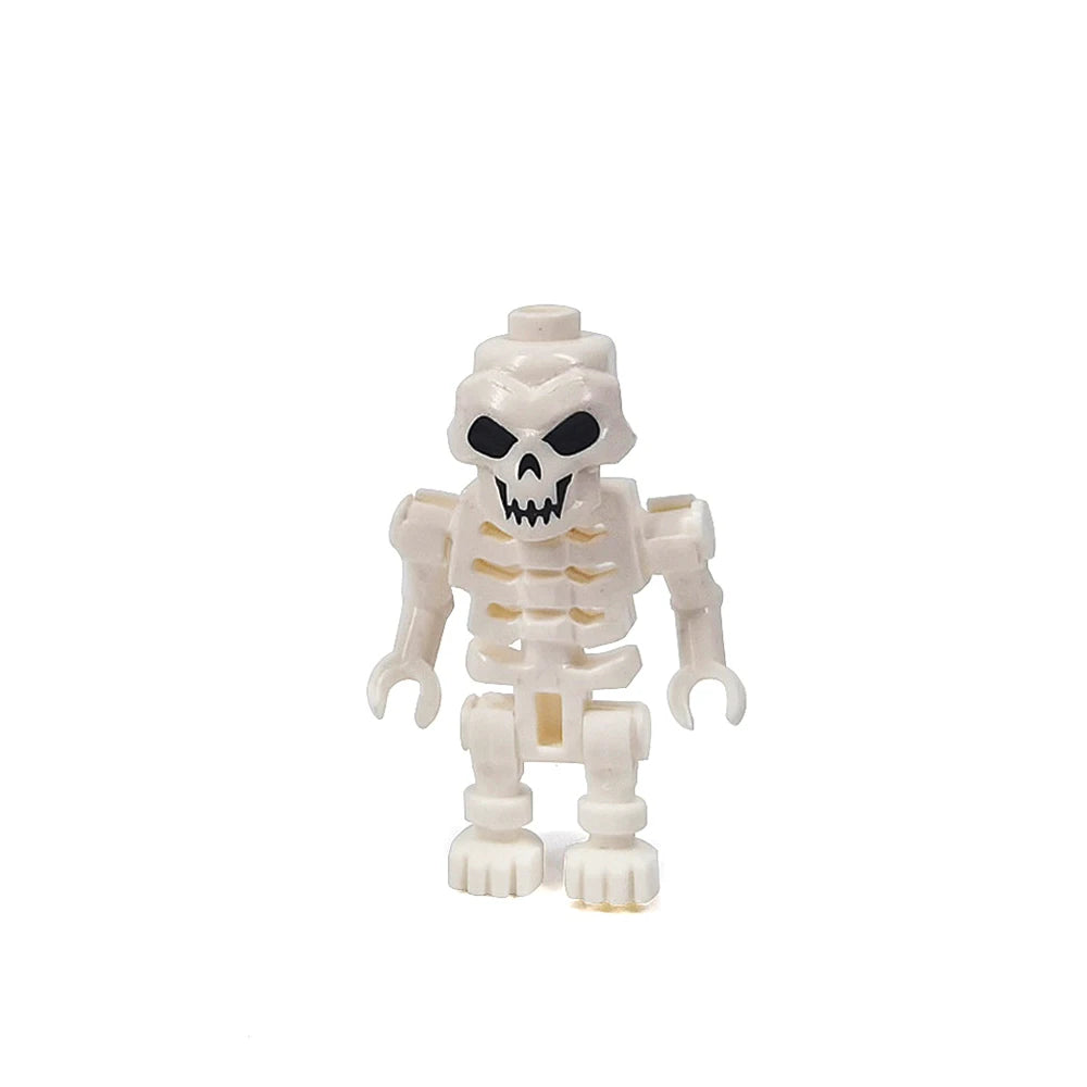 MOC Halloween Skeleton Army Mini Figure Building Blocks – DIY Toy Character & Ornament