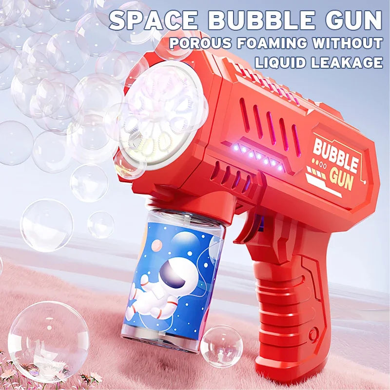 Automatic Rocket Bubble Gun for Kids