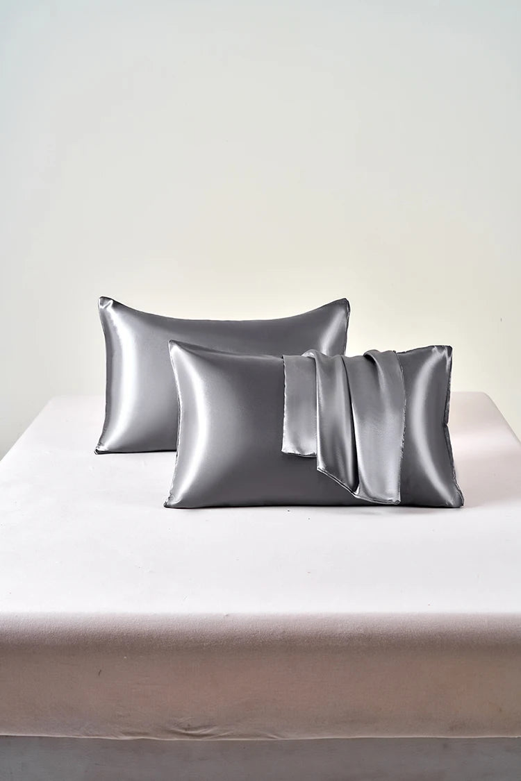 Cooling Satin Pillowcase Set - Smooth & Breathable (2-Pack)