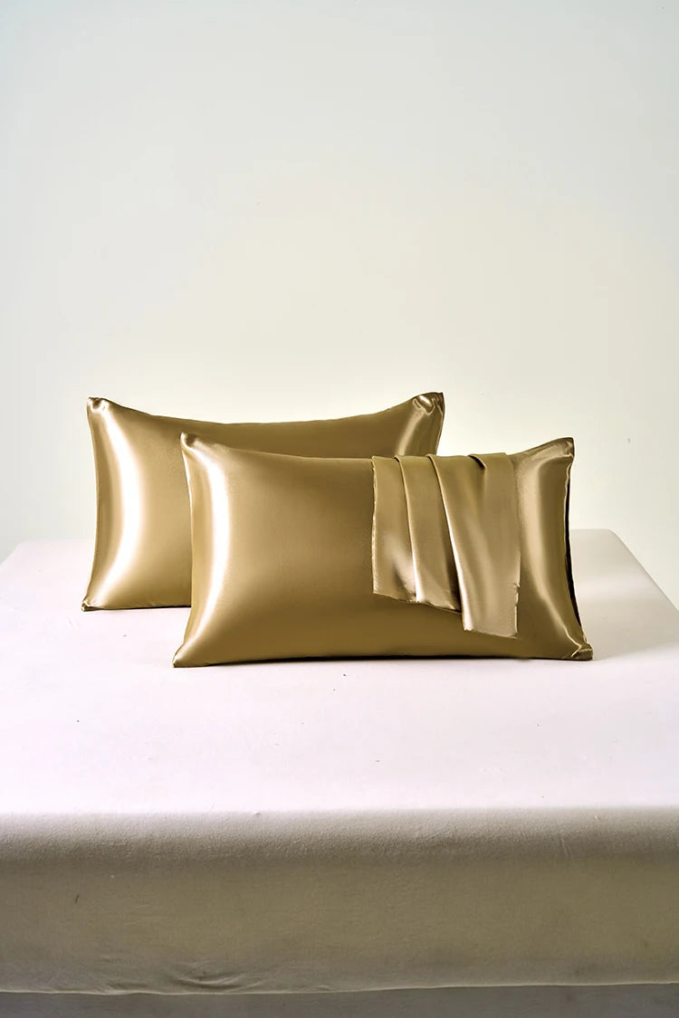 Cooling Satin Pillowcase Set - Smooth & Breathable (2-Pack)