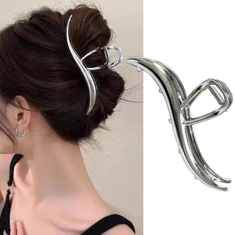 Gothic Spider Hair Claw Clips – Strong Hold Metal Shark Clamps for Halloween, Punk & Everyday Styling (24 Styles)