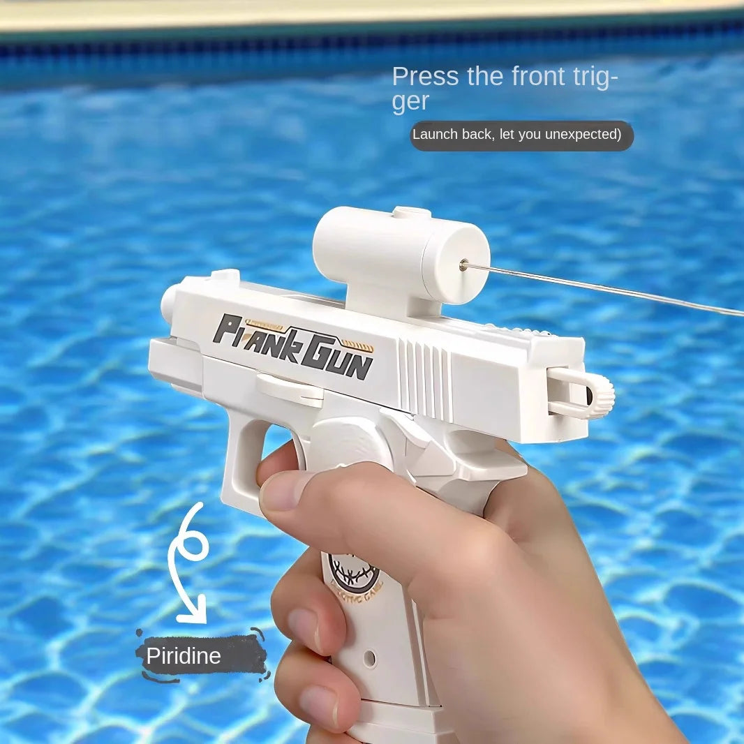 Double-Sided Reverse Water Gun – Prank Squirt Pistol for Pool, Beach & Summer Fun