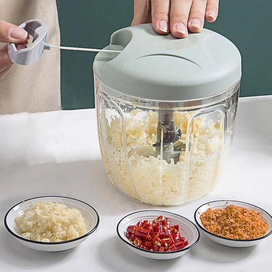 Manual Meat Mincer & Garlic Chopper — 500ml / 900ml | Vegetable Cutter