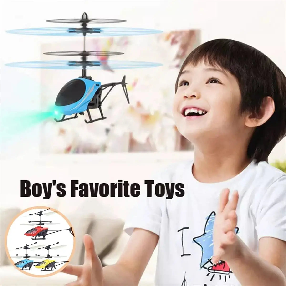 Rechargeable Mini RC Drone Helicopter – Remote Control Kids Toy