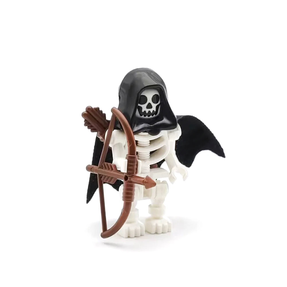 MOC Halloween Skeleton Army Mini Figure Building Blocks – DIY Toy Character & Ornament