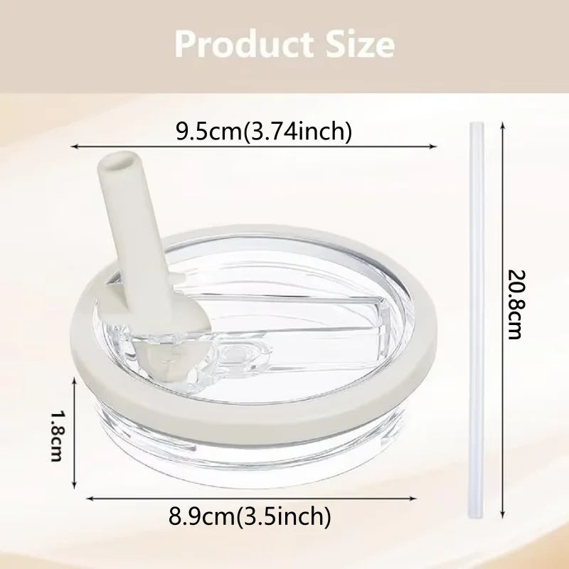 Replacement Lid & Straw Set for Stanley Quencher Tumbler