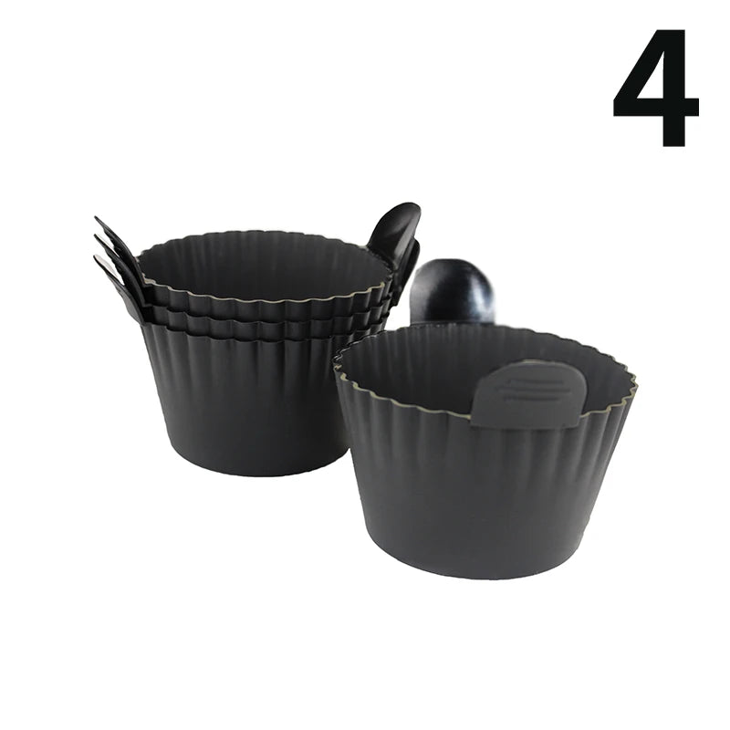 Silicone Egg Cups Set – Non-Stick Boiled Egg Holders