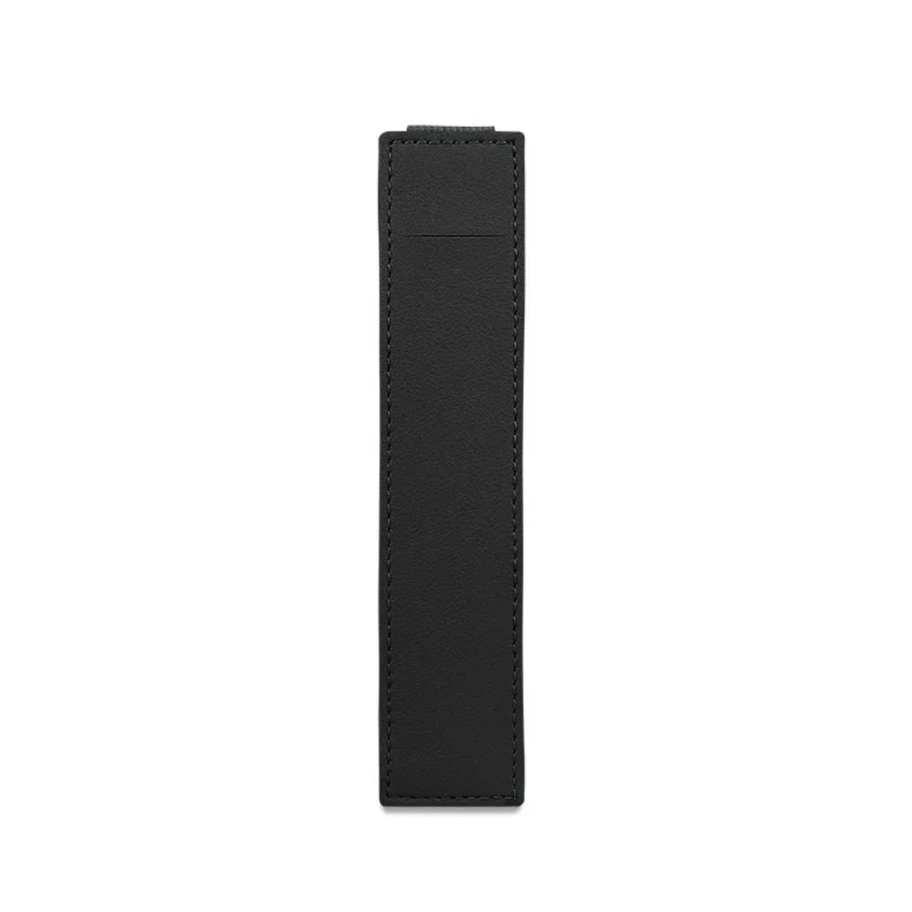 PU Leather Pen Case with Elastic Buckle – Slim Portable Pencil Pouch for School, Office & Meetings (Single or Wide Style, 6 Colours)