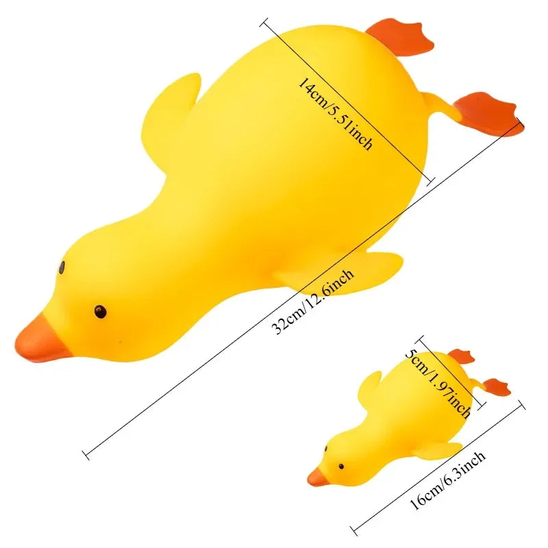 Squishy Duck Squeeze & Stretch Fidget Toy – Cute Animal Stress Reliever | Small, Large & Color Options