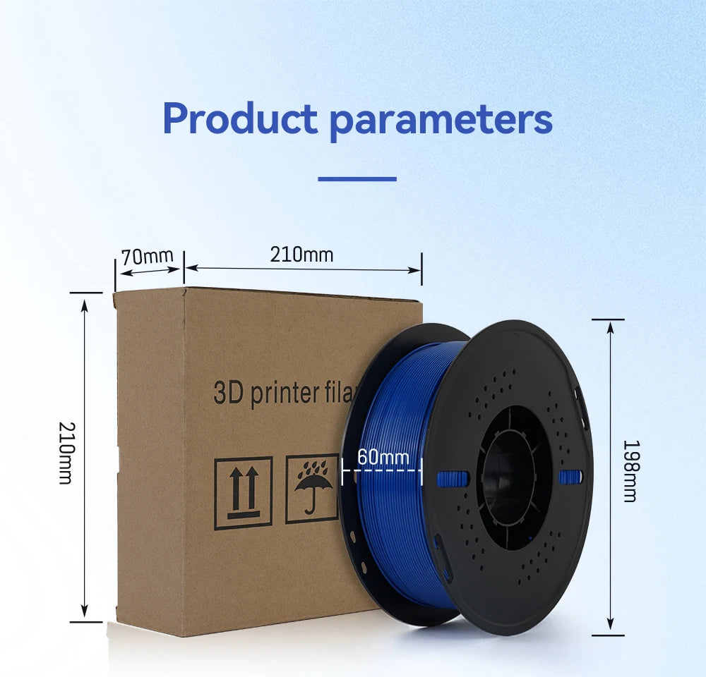 PETG 3D Printer Filament – 1.75mm, 10KG