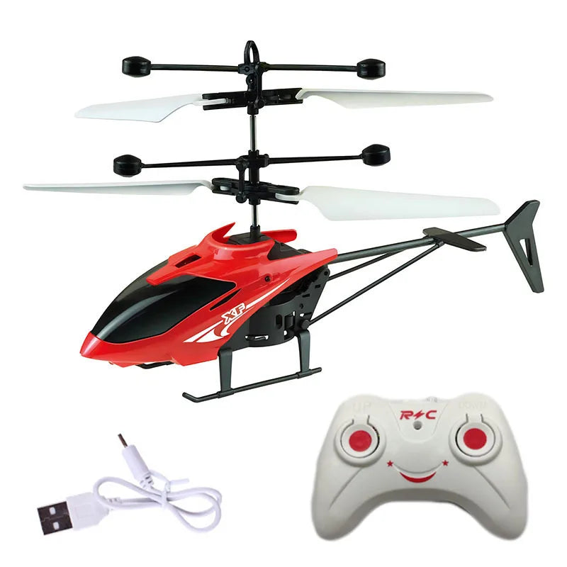 Rechargeable Mini RC Drone Helicopter – Remote Control Kids Toy