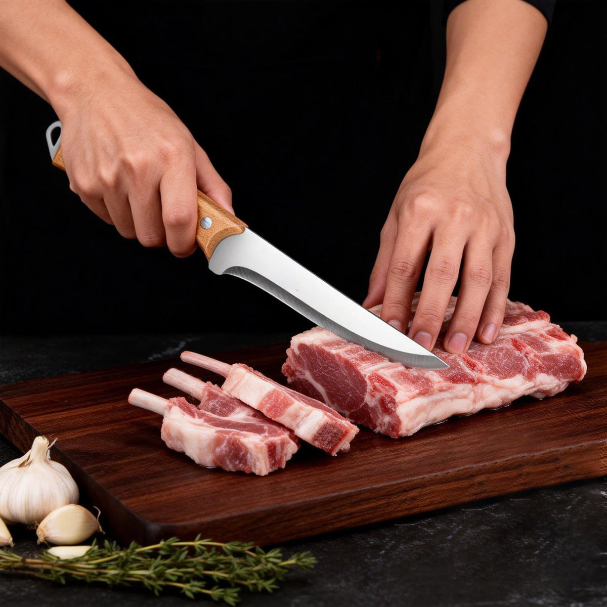 Professional Forged Bone Removal & Slicing Knife Set