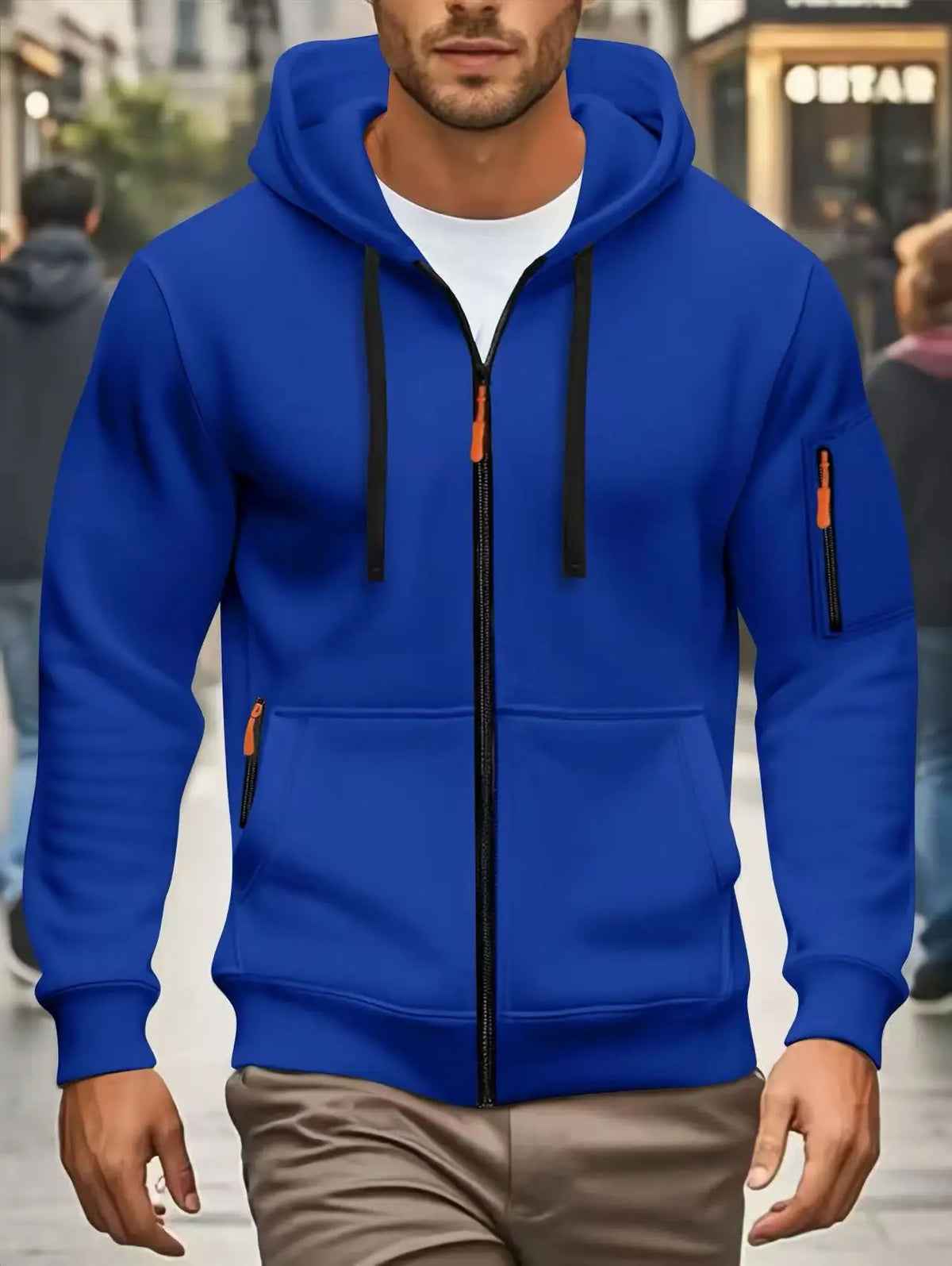 Men's Pocket Zip Hoodie – Winter