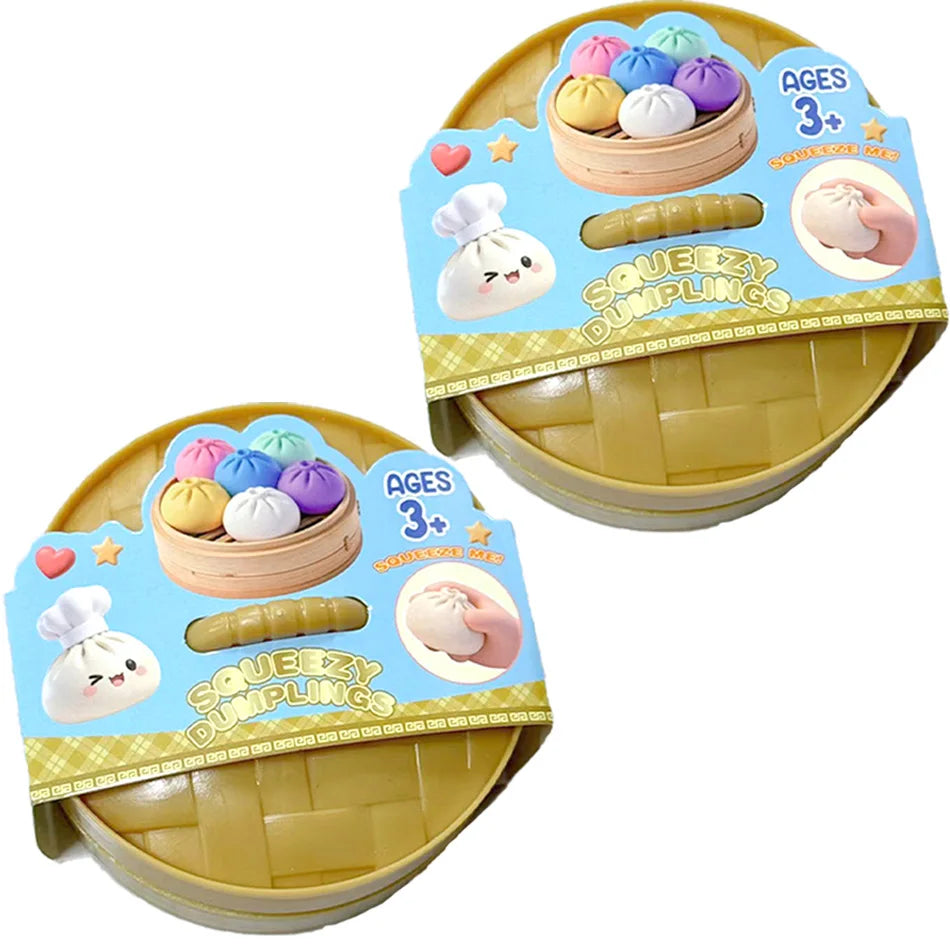 Glitter Dumpling Squishy – 6 Styles