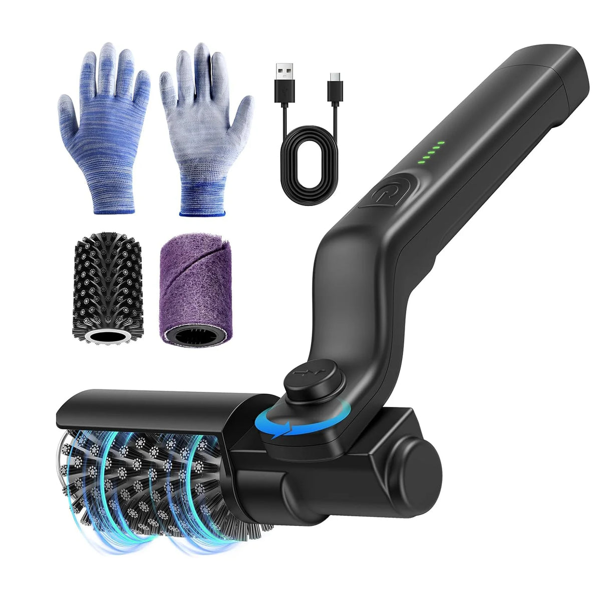 Electric Grill Scrubber Brush – Rechargeable