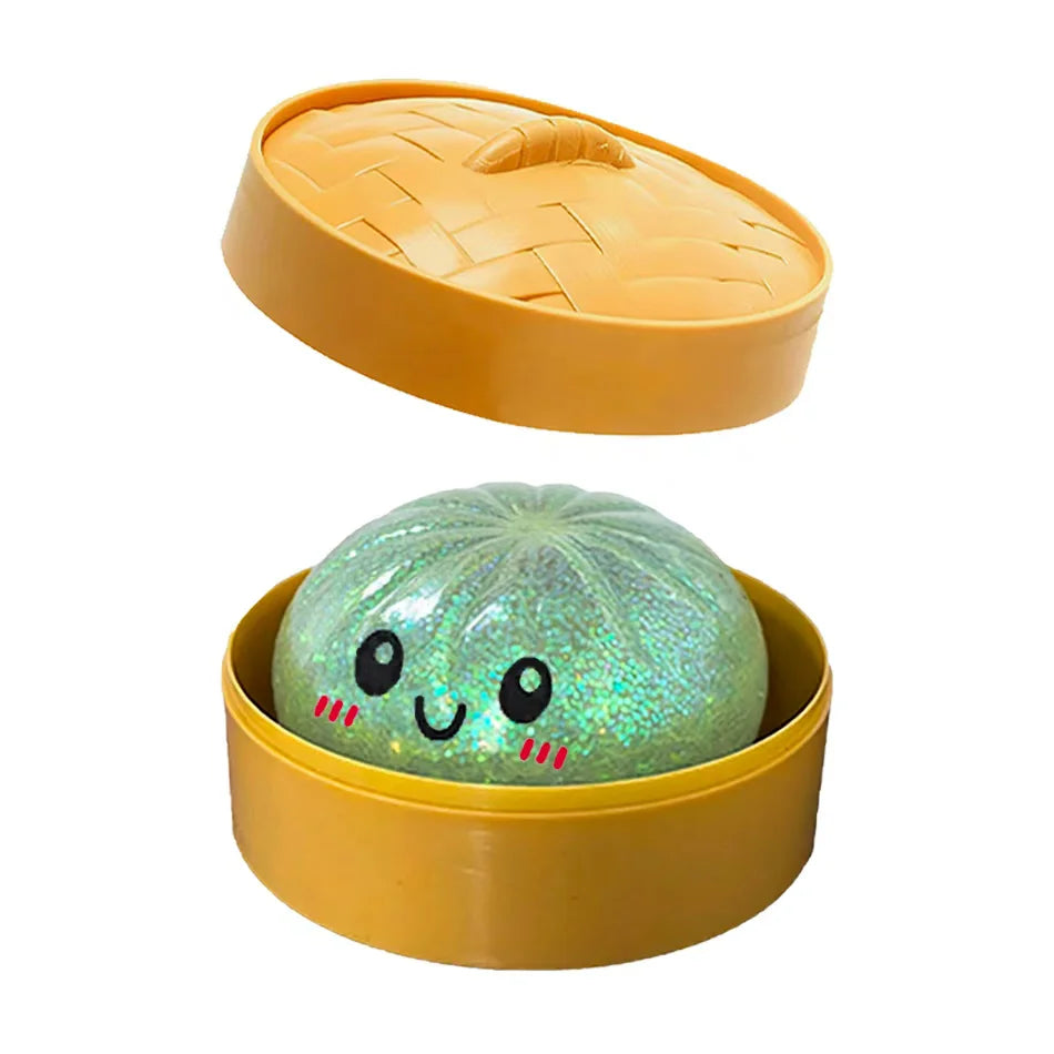 Glitter Dumpling Squishy – 6 Styles