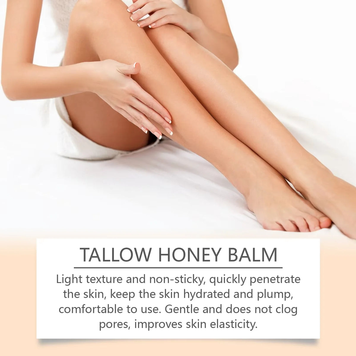 Tallow Honey Balm – Glowing, Hydrating Face & Body Moisturizer | Firms, Fades Fine Lines & Boosts Elasticity