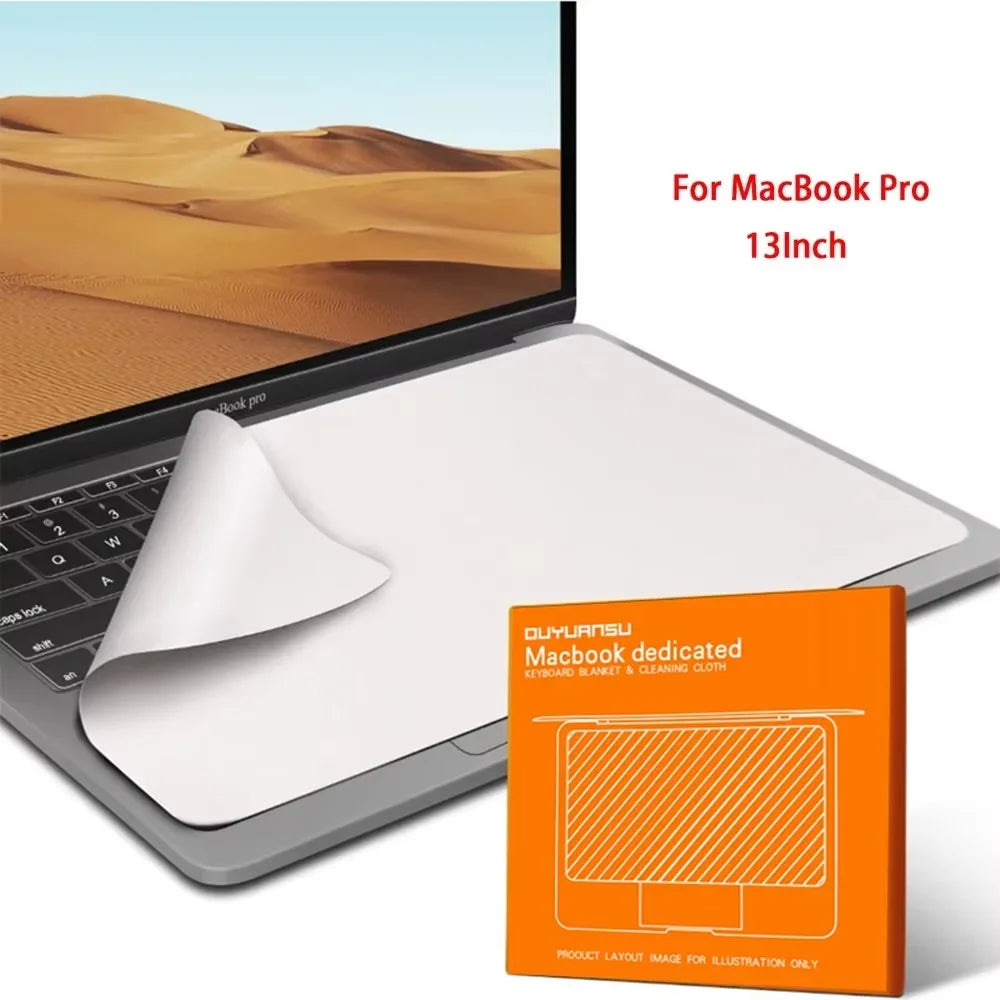 Laptop Screen Cleaner & Keyboard Protective Cloth for MacBook