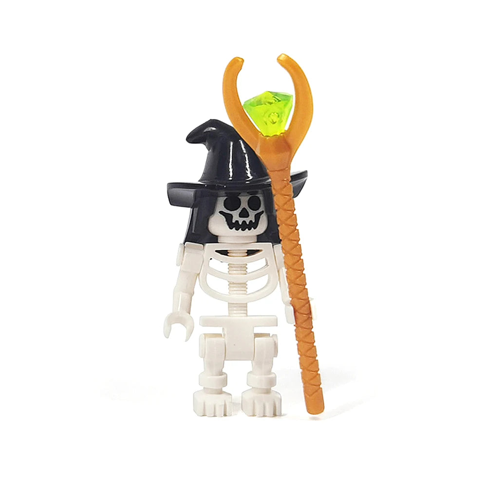 MOC Halloween Skeleton Army Mini Figure Building Blocks – DIY Toy Character & Ornament