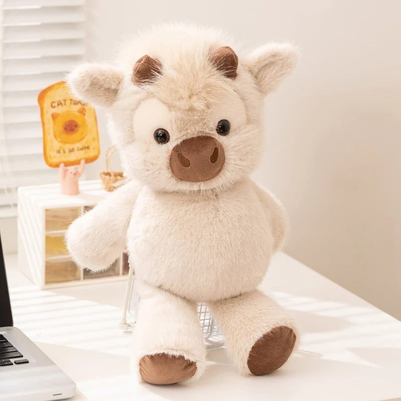 Highland Cow Plush Toy – 40cm Soft