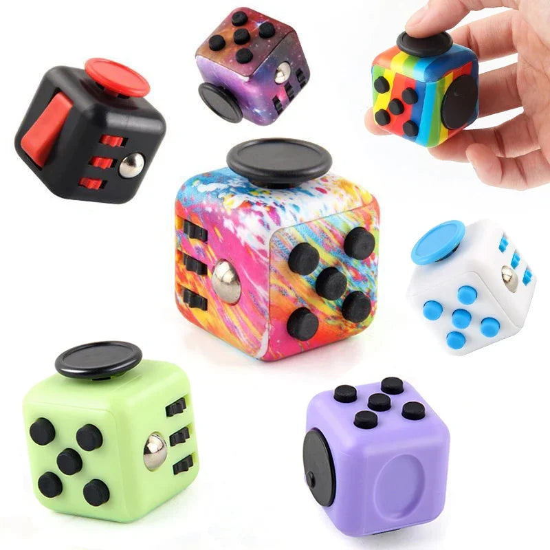 Fidget Cube & Spinner – Stress Relief