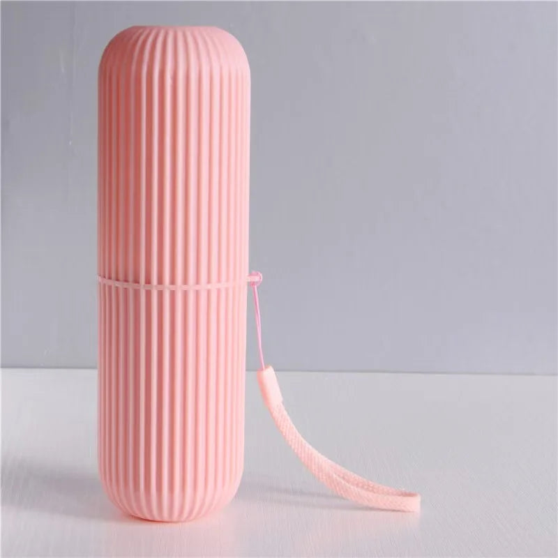 Portable Toothpaste Toothbrush Protect Holder Case Travel Camping Storage Box Organizer Travel Toiletries Storage Cup New Cre