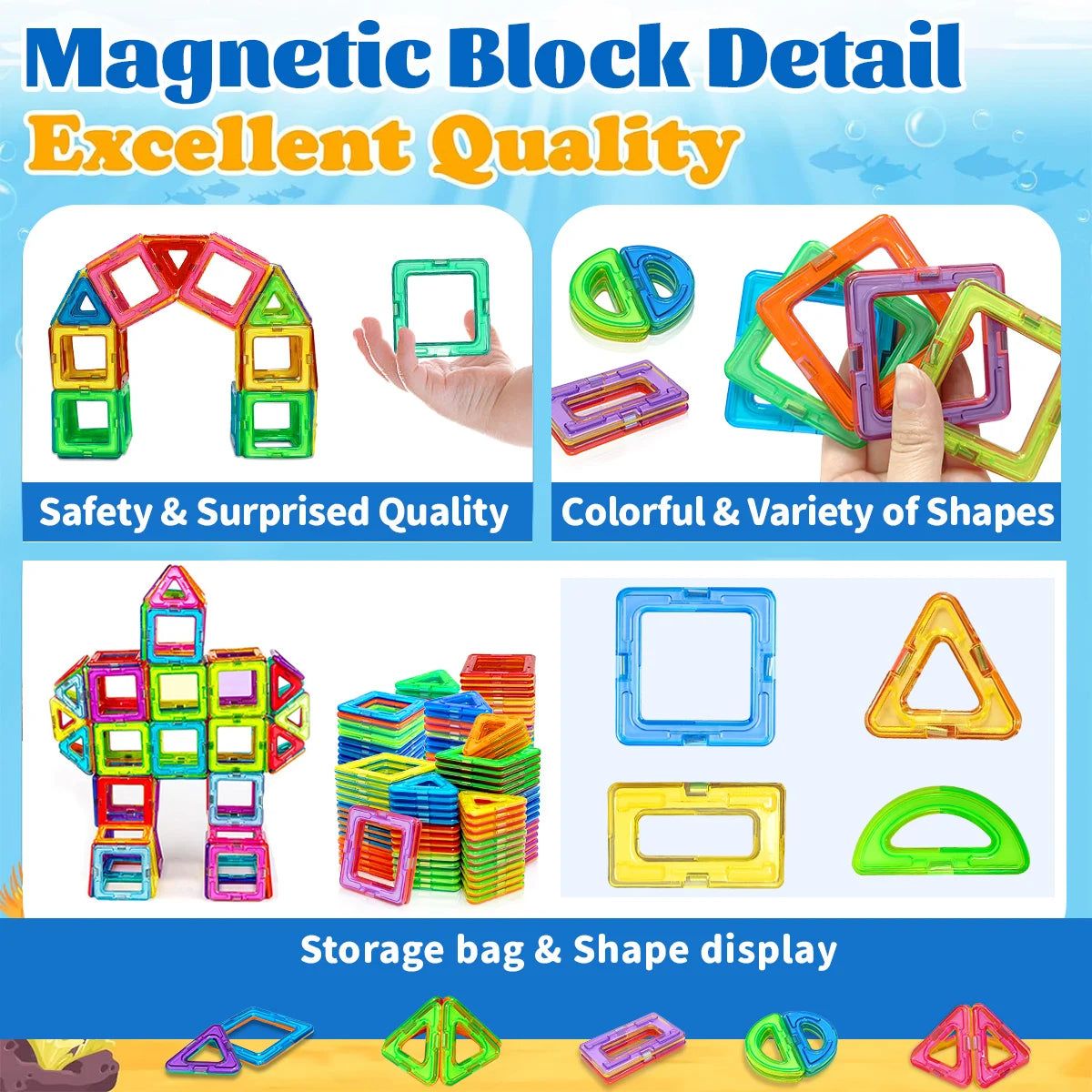 Magnetic Building Blocks – Medium STEM