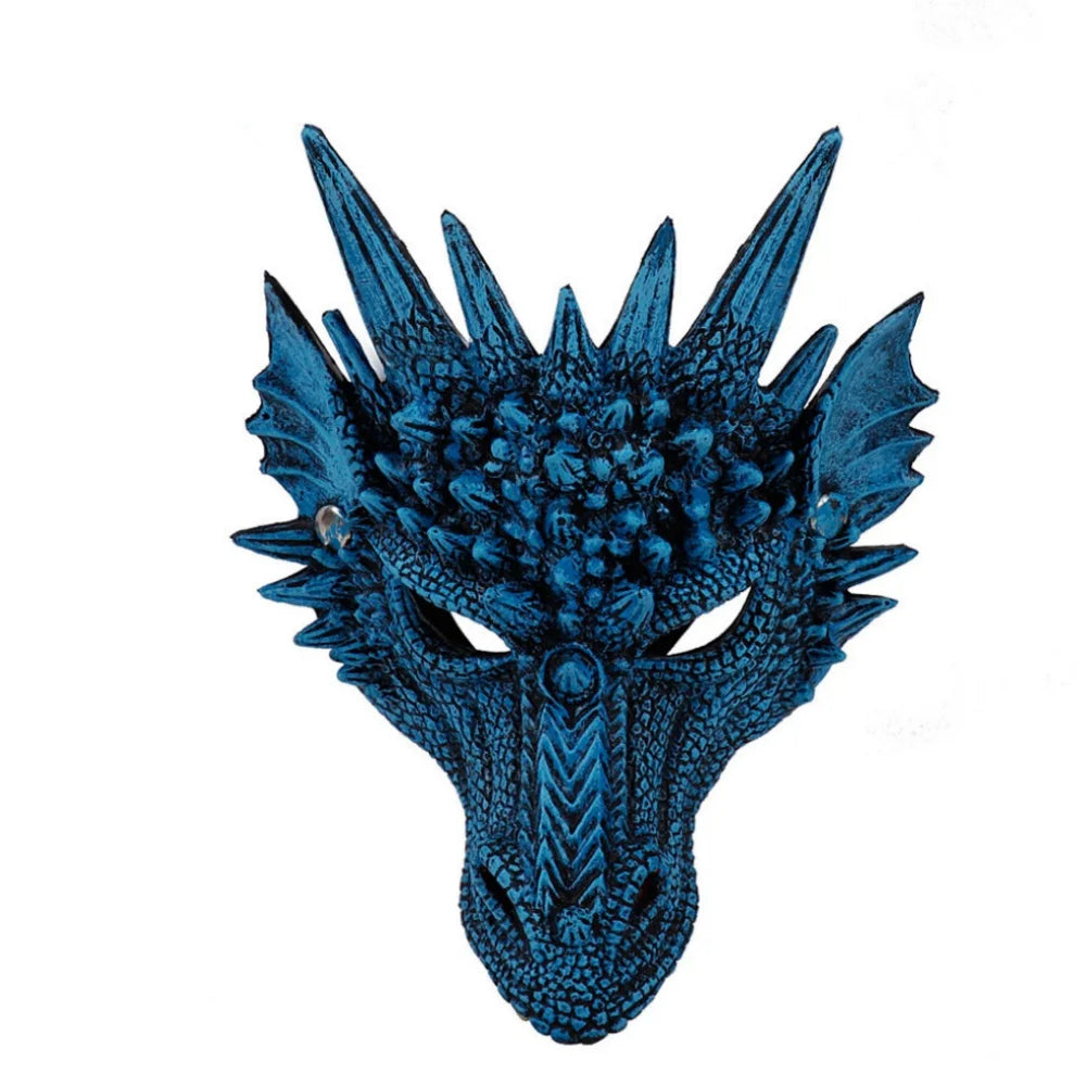 Dragon Cosplay Mask & Wings Set – Adult Dinosaur Halloween Costume for Carnival, Masquerade & Cosplay Events