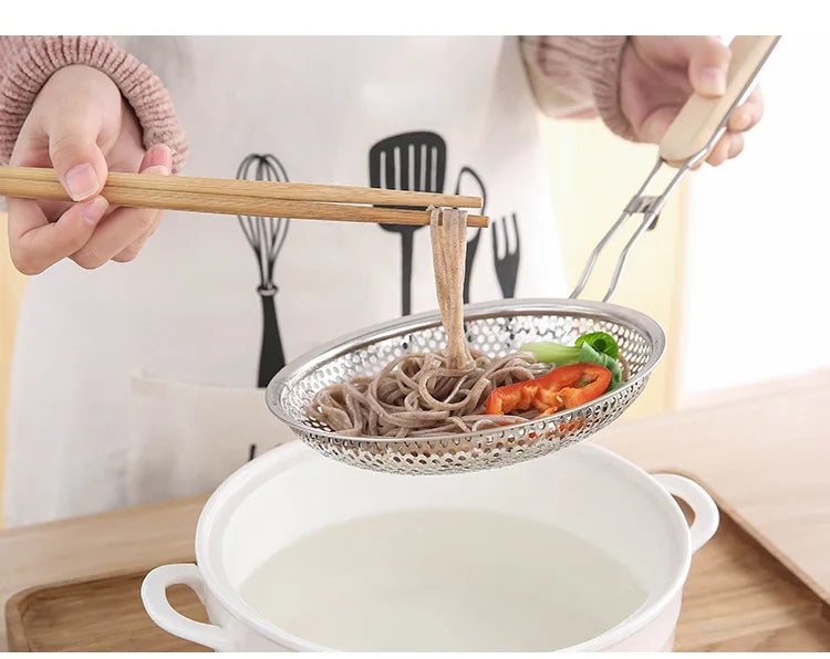 Stainless Steel Egg Beater & Skimmer Spoon Set