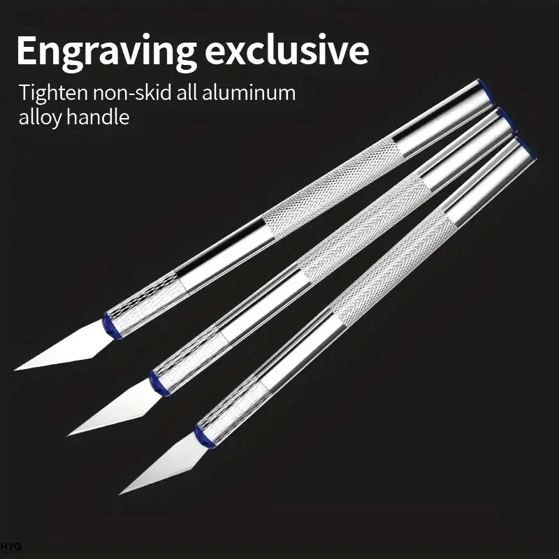 13-Piece Metal Paper Carving & Cutting Tool Kit – Precision Craft Knife Set for Scrapbooking, Stencils & Mixed Media Art
