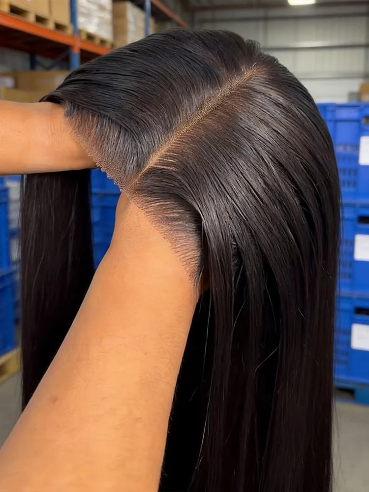 Bone Straight Human Hair Wig – 13x4 & 13x6 HD Lace Front, 200%-300% Density, 20–40 Inch