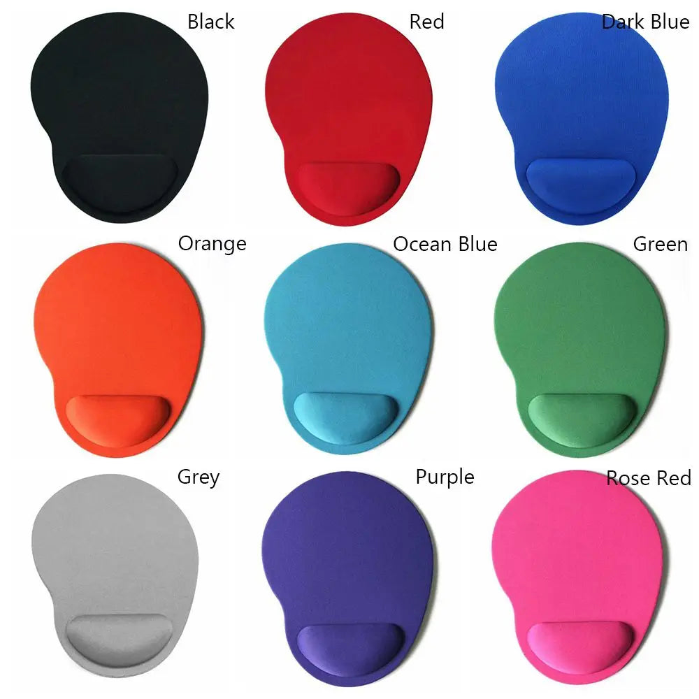 Ergonomic Memory Foam Wrist Rest Mouse Pad – Non-Slip Gel Support for Office & Gaming