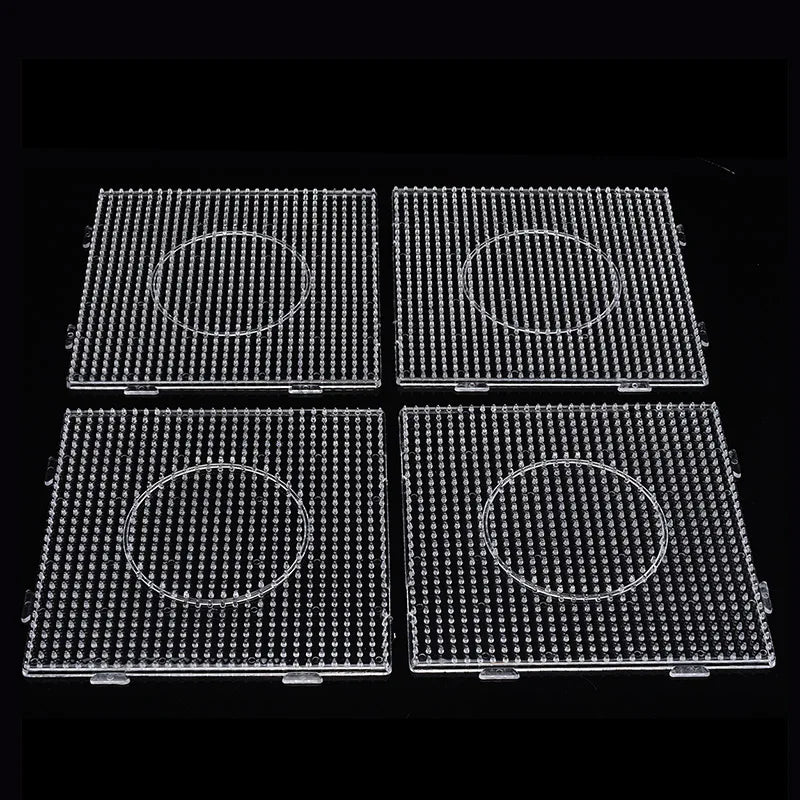 Perler Beads Square Pegboard – 2.6mm & 5mm Hama Bead Board for 3D Pixel Art & Kids Crafts