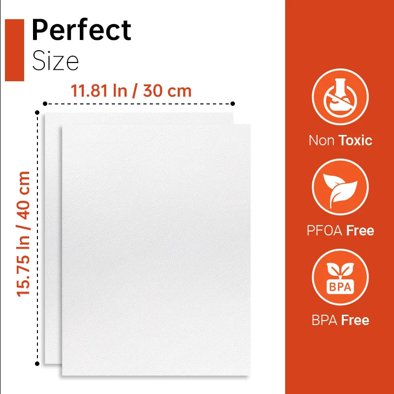 Non-Stick Oven Liner & BBQ Grill Mat – Reusable & Easy to Clean