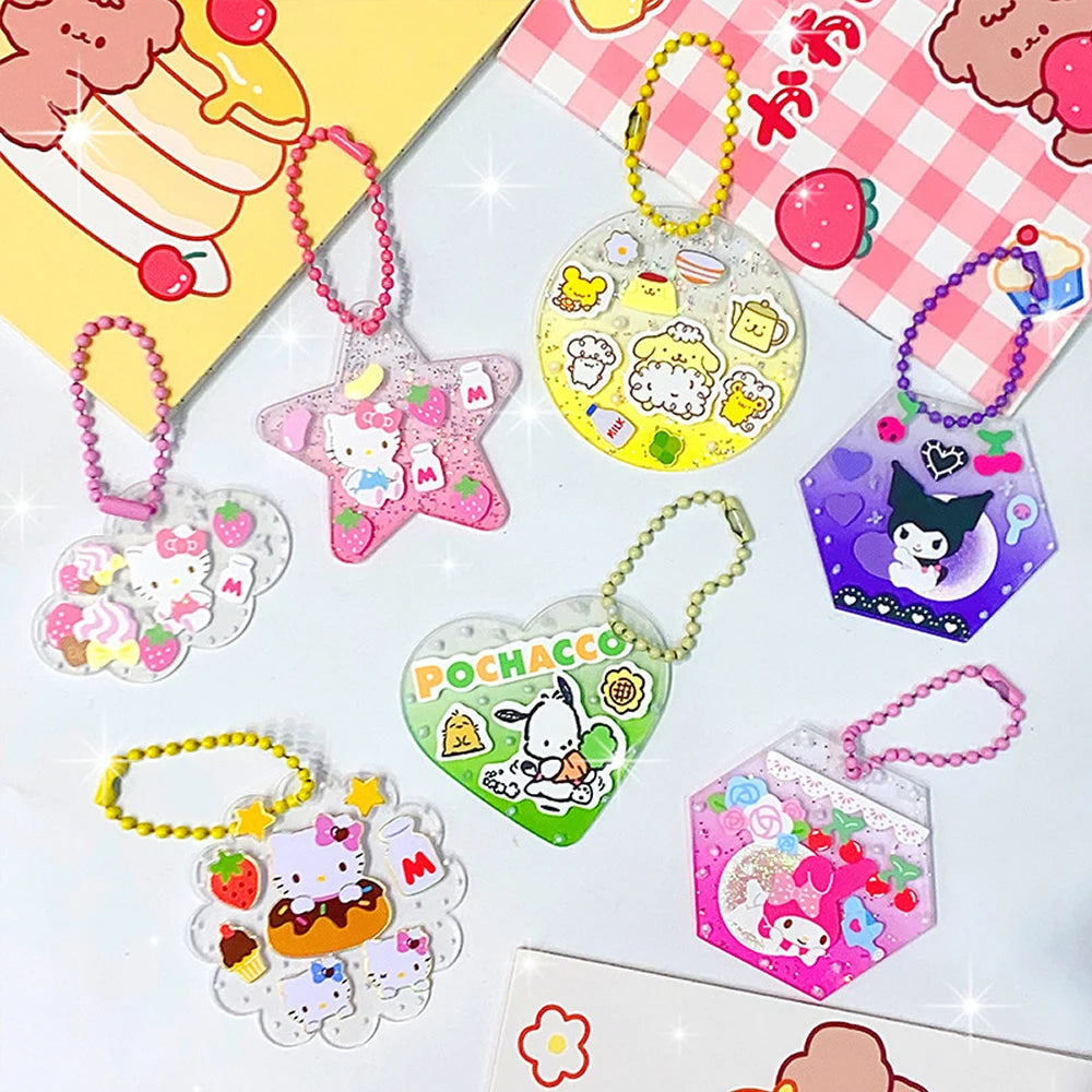 Korean Aesthetic Laser Cartoon Stickers – Cute Holographic Diary & Scrapbooking Stickers, Waterproof & Reusable (20, 60, 100 