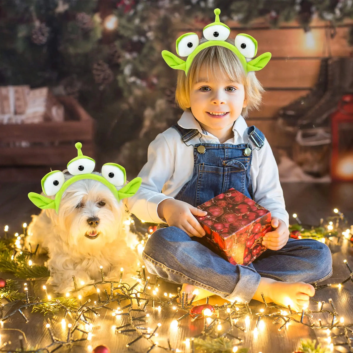 Three-Eyed Alien Monster Plush Headband – Cute Halloween Headwear for Kids, Girls & Costume Parties