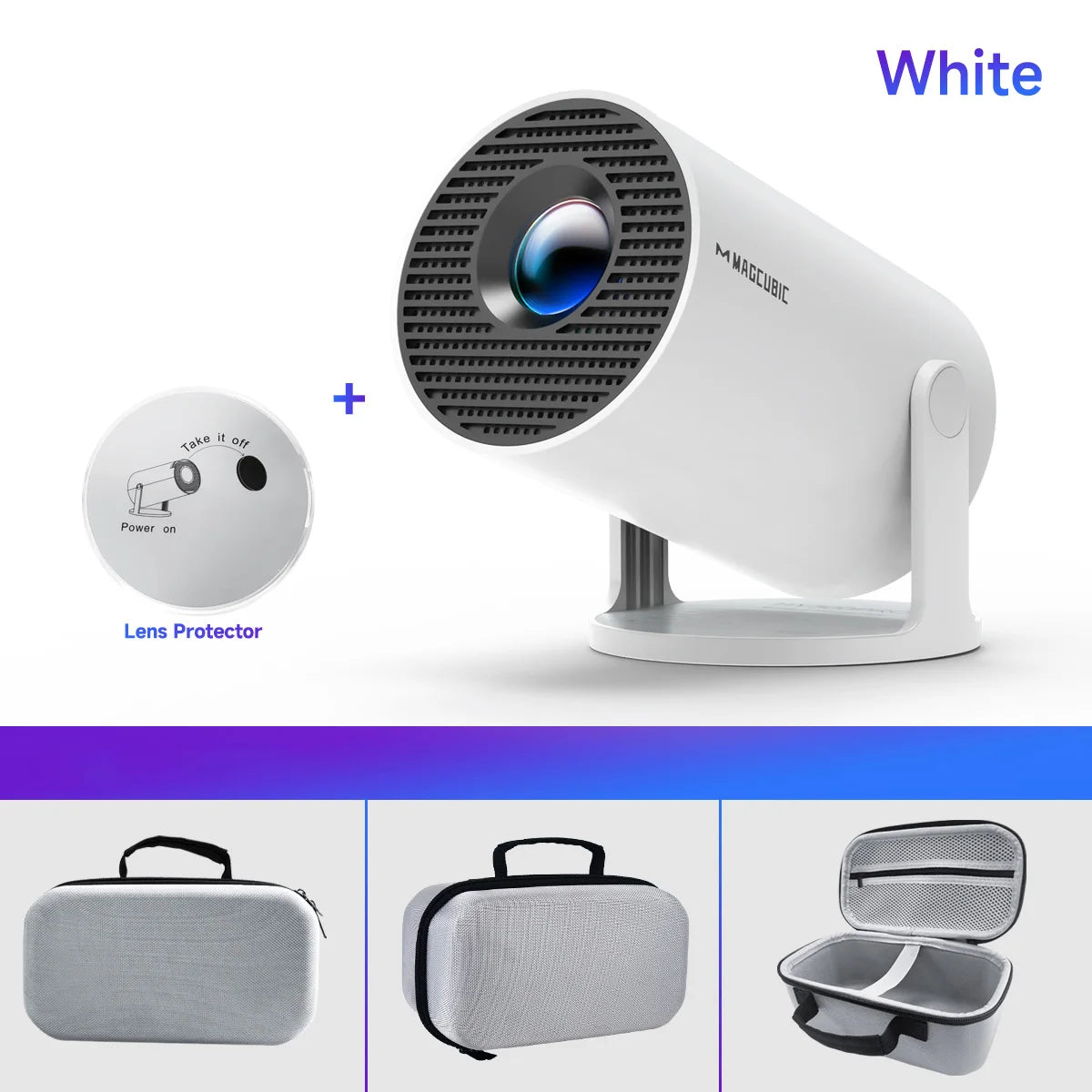 Magcubic HY300 Pro Mini Projector (1080P, Portable)