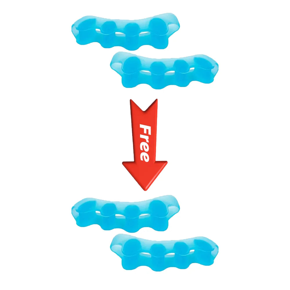 Soft Silicone Toe Separators – Gel Toe Spacers for Foot Relief