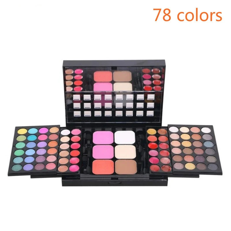 Glitter Eyeshadow Palette – 40, 74 & 78 Color Shimmer & Matte Eye Sets