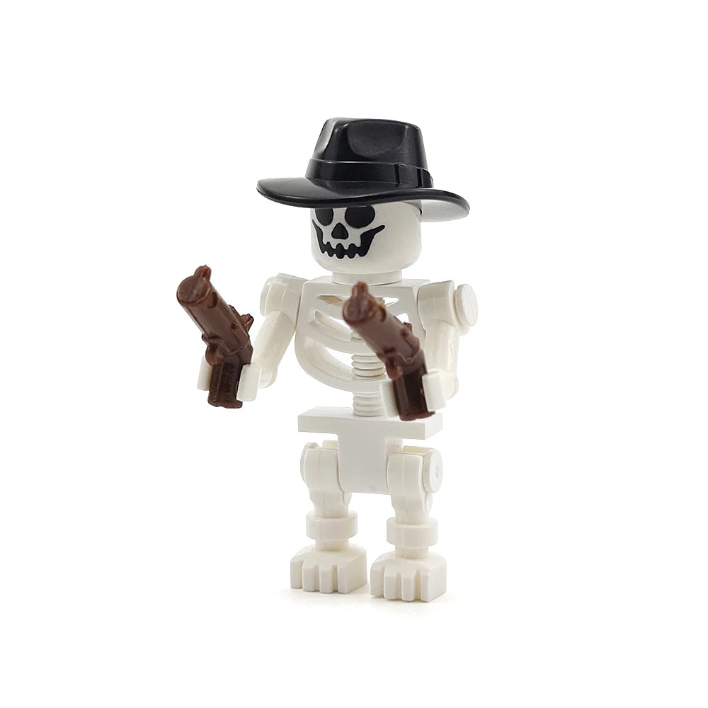 MOC Halloween Skeleton Army Mini Figure Building Blocks – DIY Toy Character & Ornament