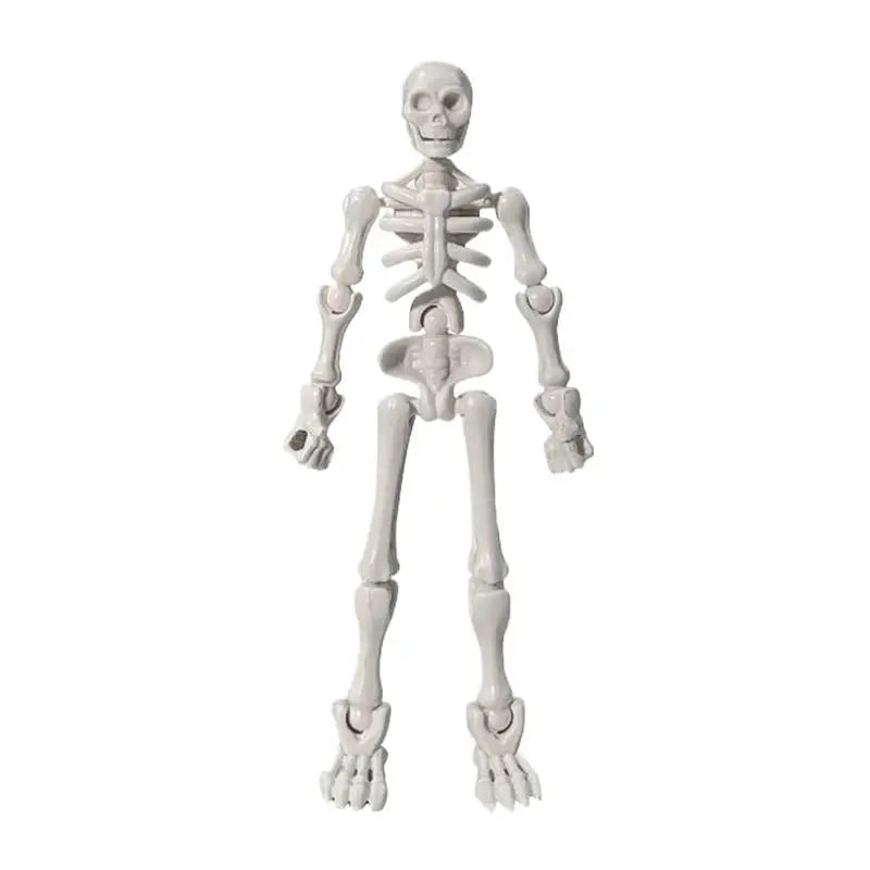 DIY Snap-Together Mini Poseable Skeleton Figurines – Halloween Craft & Haunted House Decor (3 Styles, Ages 14+)