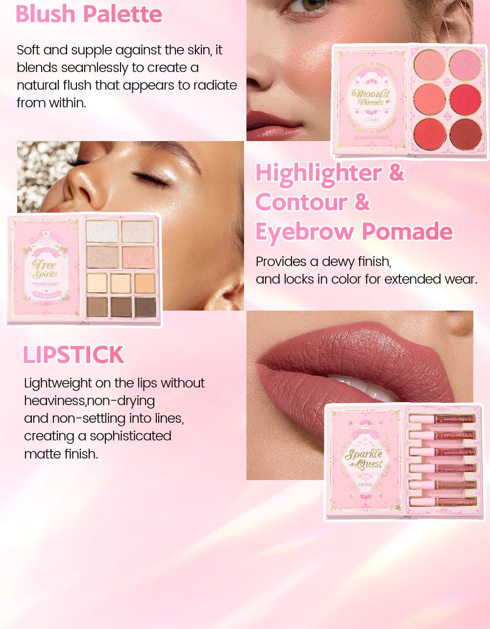 5-Layer All-in-One Makeup Book Palette – Complete Face & Eye Kit