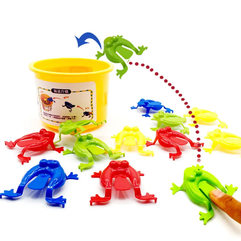 10-20Pcs Jumping Frog Bounce Fidget Toys For Novelty Assorted Stress Reliever Toys For Birthday Gift Party Favor