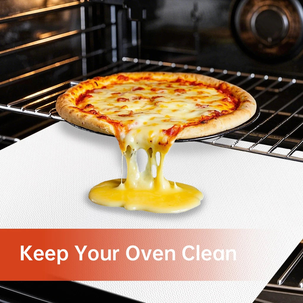Non-Stick Oven Liner & BBQ Grill Mat – Reusable & Easy to Clean