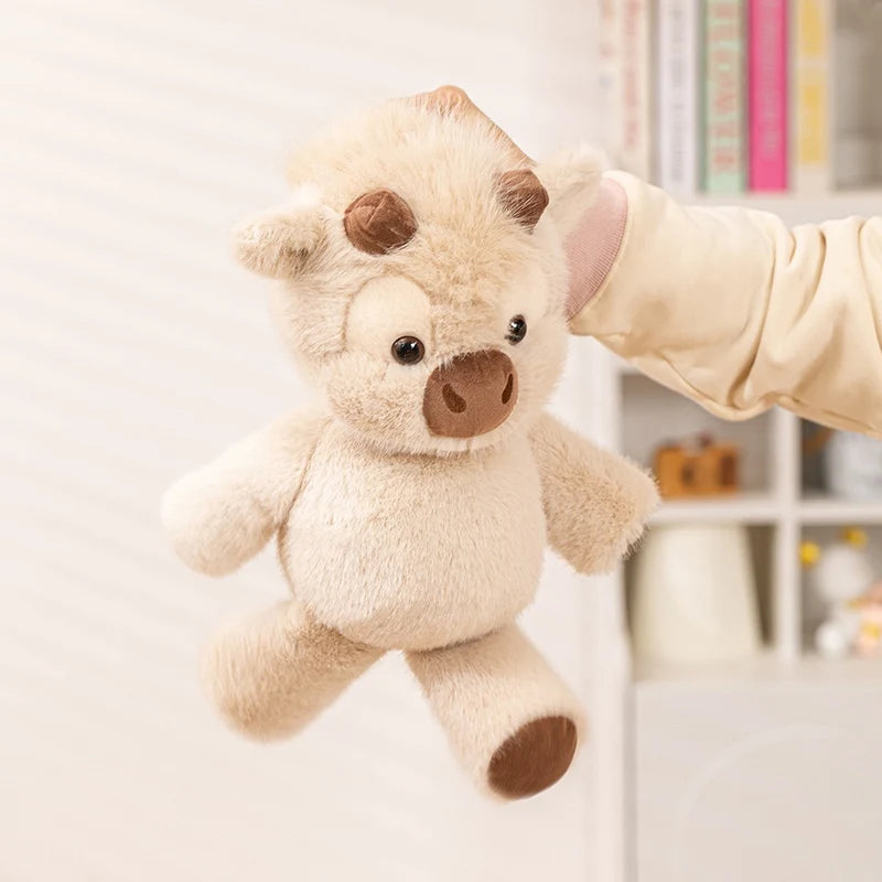 Highland Cattle Plush Toy – 40cm Soft Stuffed Cow Cuddly Animal for All Ages