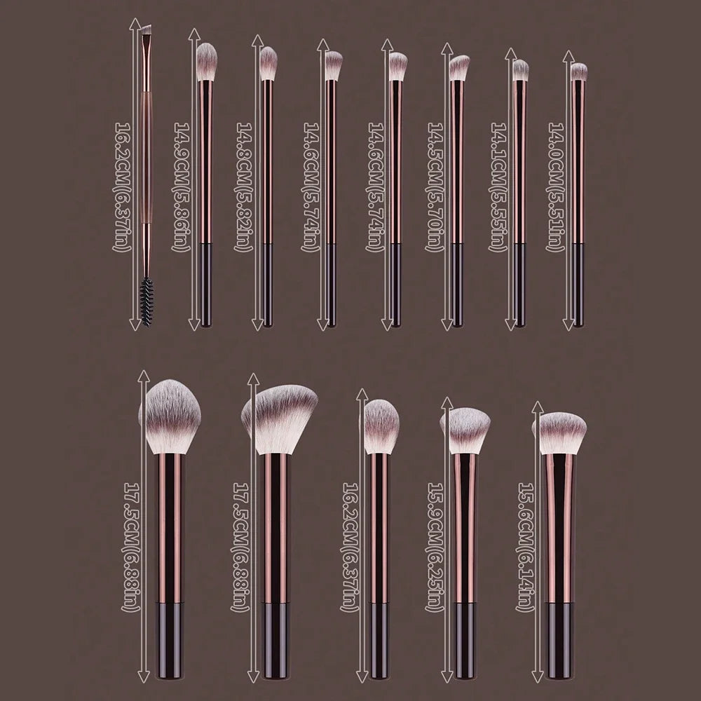Kabuki Makeup Brush Set 13-Piece